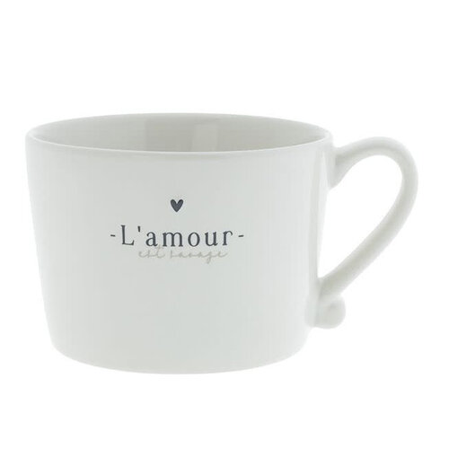 Tasse L'amour est sauvage 10 x 8 x 7 cm 