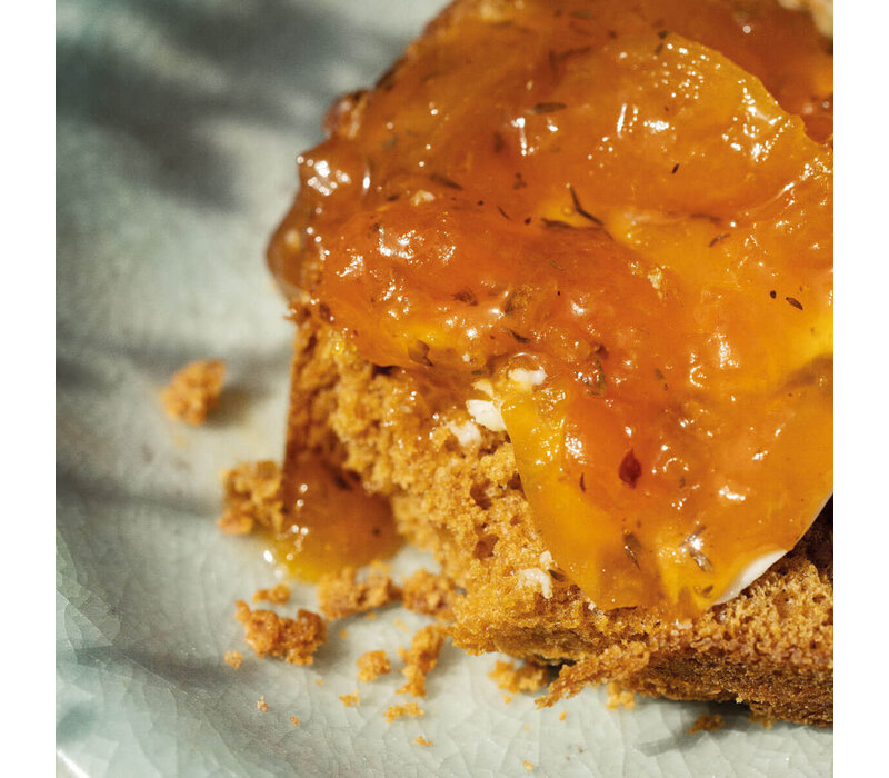 Confiture fine d'abricots au thym sauvage 323 g