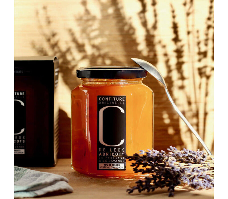 Fijne abrikozenjam met lavendel 323 g
