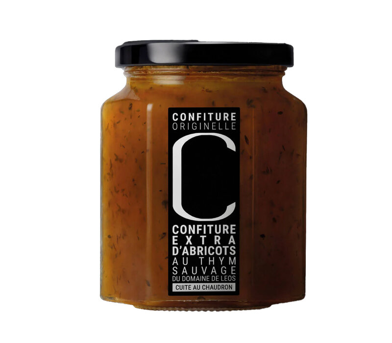 Confiture fine d'abricots au thym sauvage 323 g
