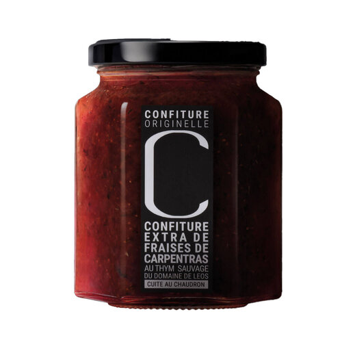 Confiture fine de fraises de Carpentras au thym sauvage 323 g 