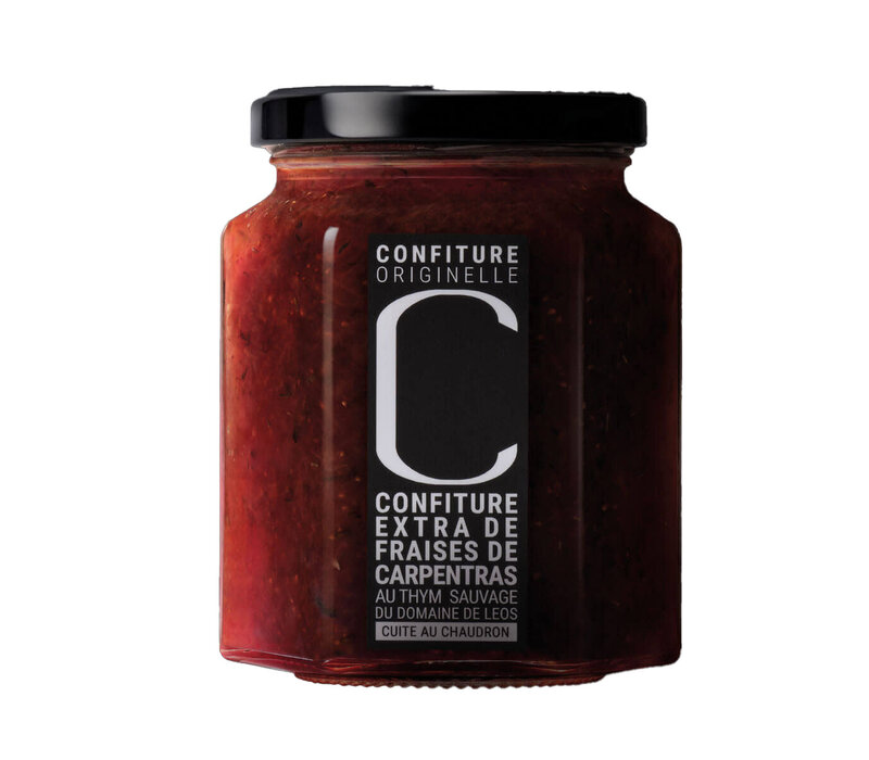 Fine jam of Carpentras strawberries with wild thyme 323 g