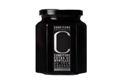 Confiture de myrtilles au thym sauvage 323 g