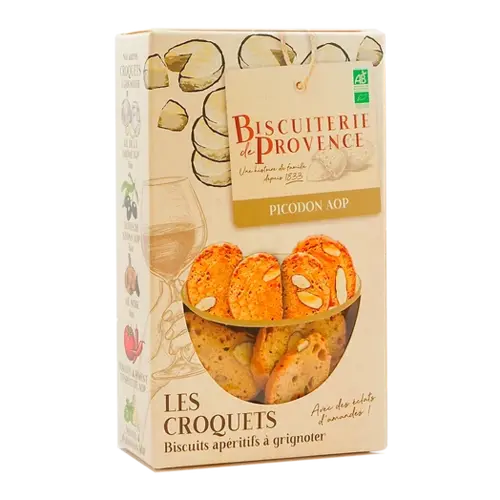 Savoury biscuits with Picodon AOP - Organic - 90 g 