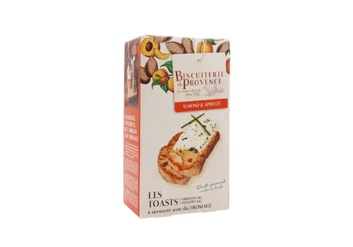 La Biscuiterie de Provence Toast mit Mandeln und Aprikosen 120 g