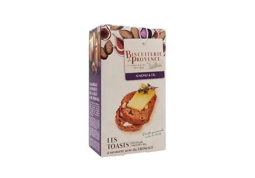 La Biscuiterie de Provence Toasts aux amandes & figues 120 g