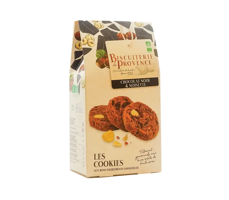 Biscuits au chocolat et noisettes - Bio - 120 g