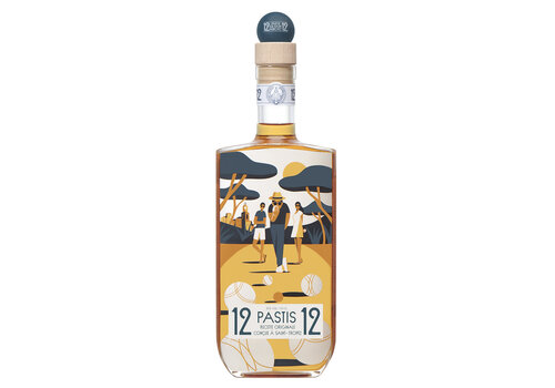 Pastis 12/12 Pétanque 70 cl