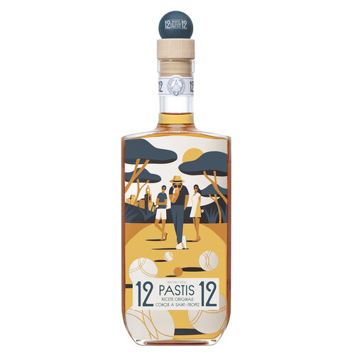 Pastis 12/12 Pétanque 70cl 