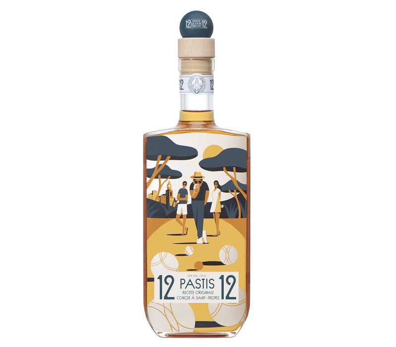 Pastis 12/12 Pétanque 70cl