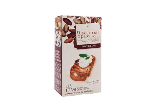 Toast mit Mandeln und Datteln 120 g