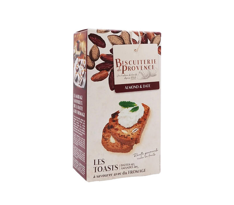 Toasts with almond & dates 120 g