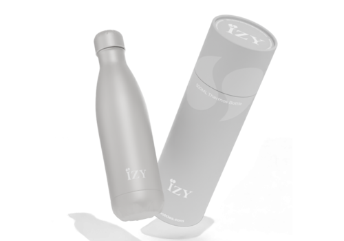 Drinking bottle 500 ml Gray - gift box