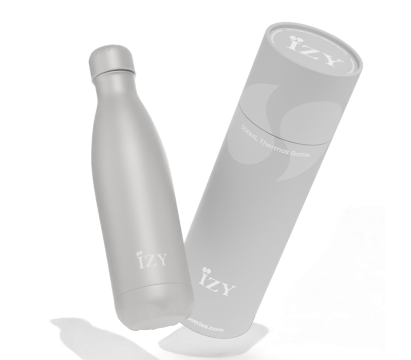 Gourde 500 ml Gris - coffret cadeau