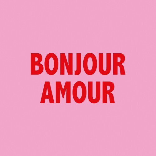 Serviettes Bonjour Amour 25x25 cm 