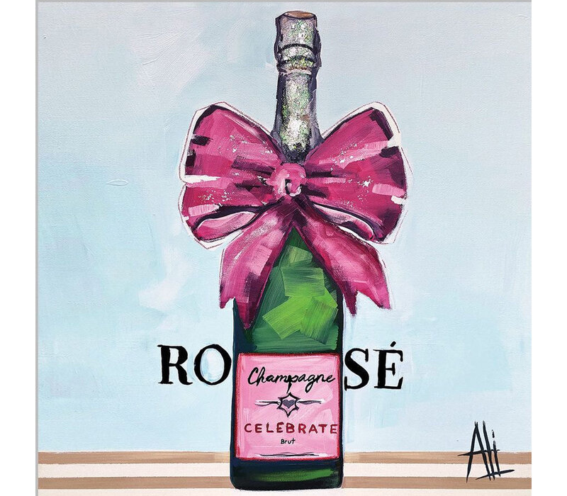 Servietten Geschenk Rosé 25x25 cm