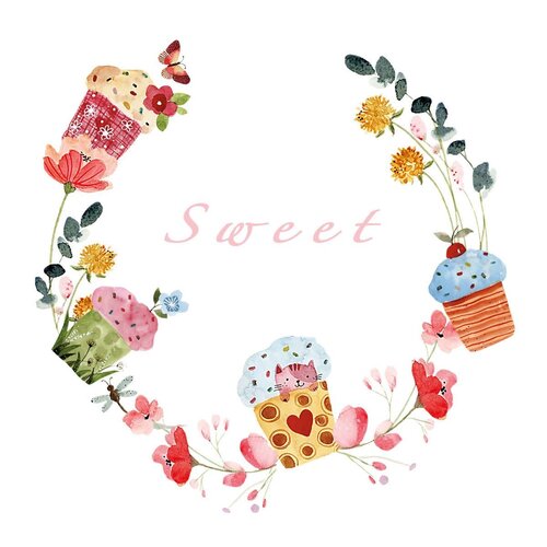 Servietten Sweet 33x33 cm 
