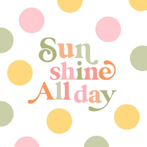 Serviettes Sunshine all day 33x33 cm 