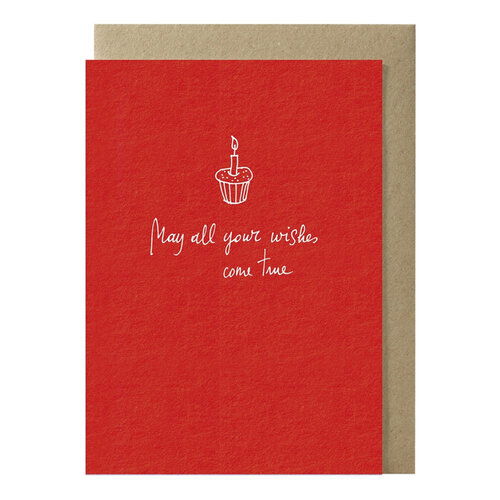 Carte de voeux May all your wishes come true 