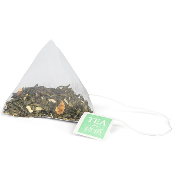 Sencha Lemon tea bags in tin - 10 pieces