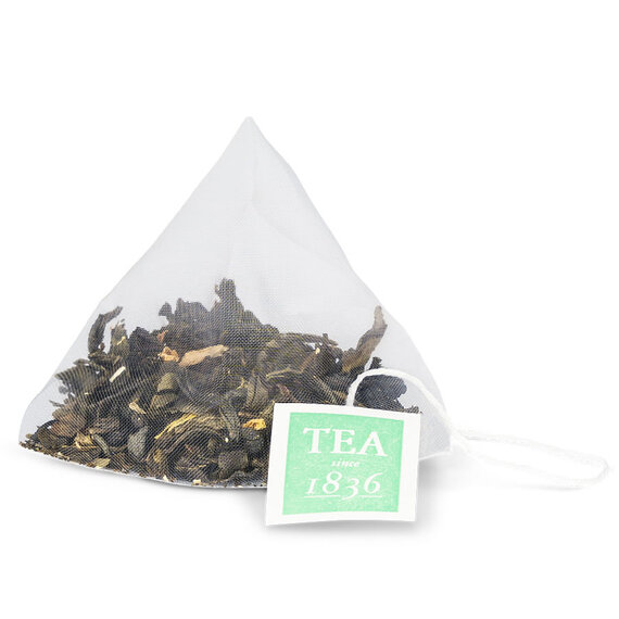 China Jasmine tea bags in tin - 10 pieces