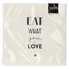 PPD Napkins Eat what you love 33x33 cm