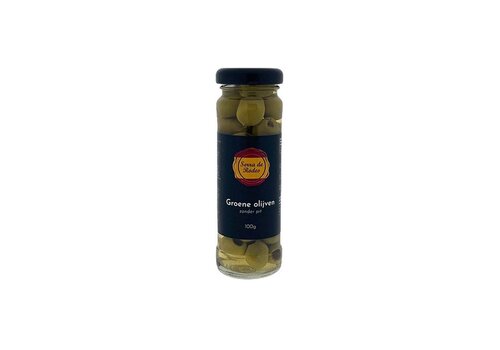 Green olives without pits 100 g