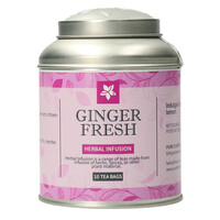 Ginger Fresh theebuiltjes in blik - 10 builtjes (20 g)