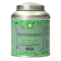 Peppermint tea bags in tin - 10 pieces