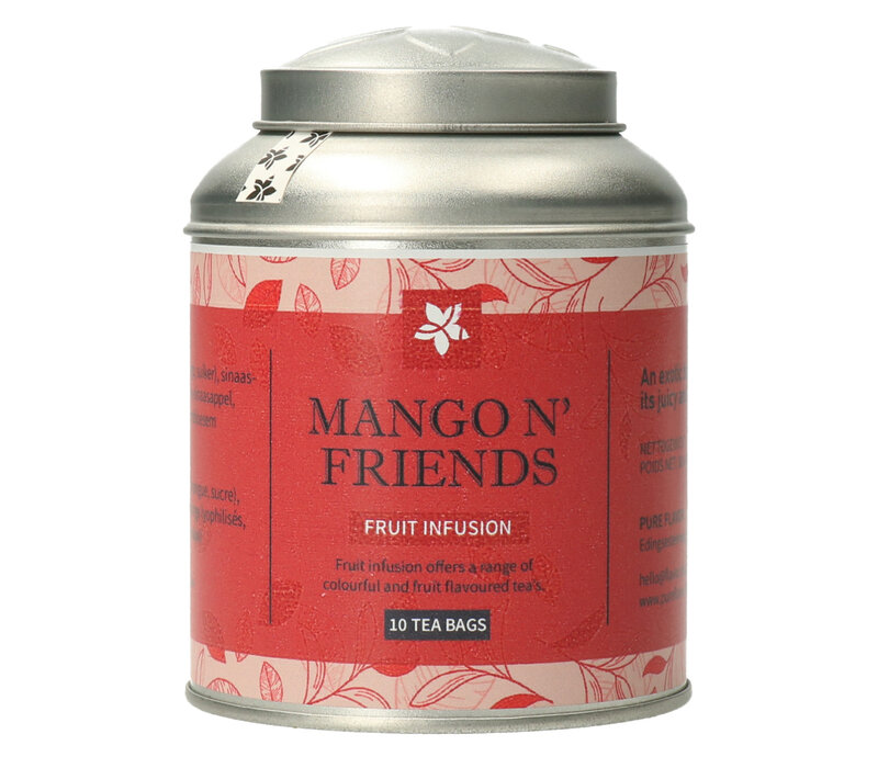 Mango n' Friends theebuiltjes in blik - 10 stuks