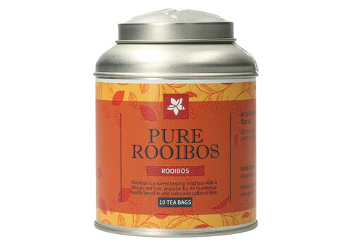 Pure Flavor Pure Rooibos theebuiltjes in blik - 10 builtjes (20 g)