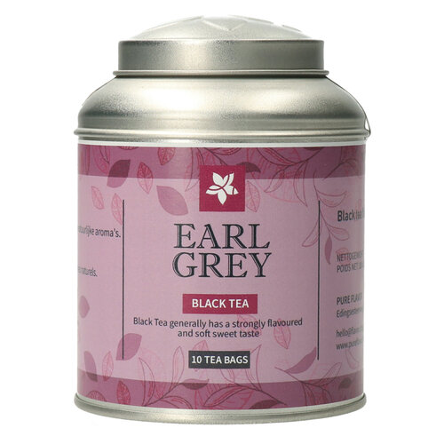 Earl Grey Teebeutel in der Dose – 10 Stück 