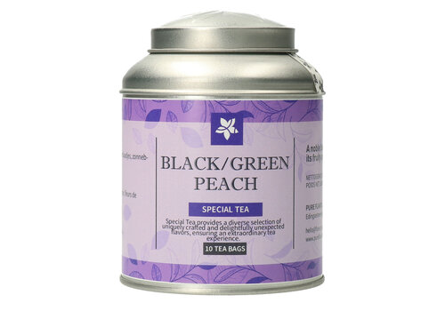 Pure Flavor Peach theebuiltjes in blik - 10 builtjes (20 g)