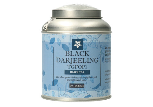 Pure Flavor Darjeeling TGFOP1 Teebeutel in der Dose - 10 Beutel (20 g)