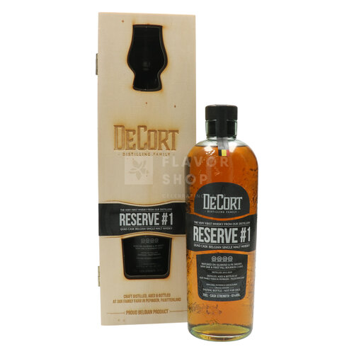 Whisky Single Malt De Cort 61% - Coffret cadeau 