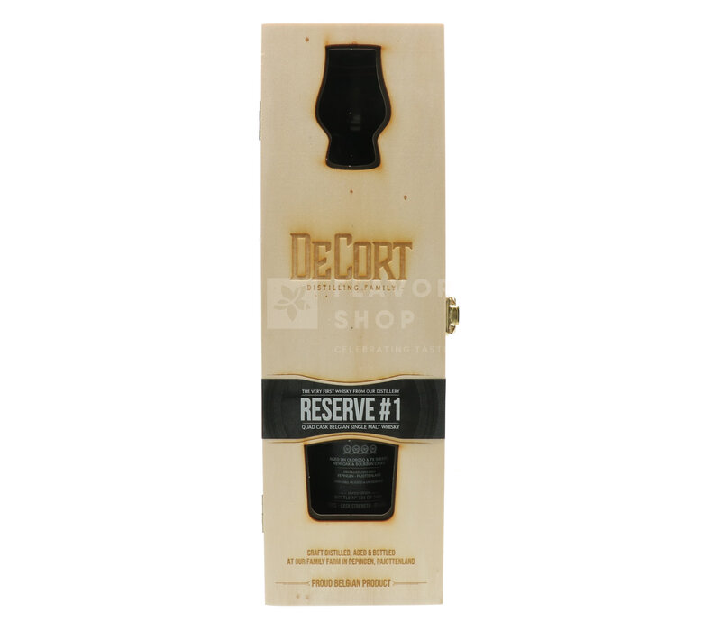 De Cort Single Malt Whisky 61 % – Geschenkbox