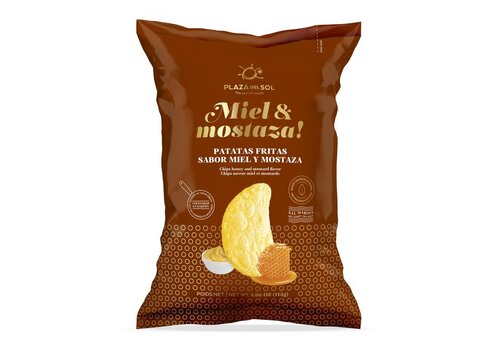 Plaza del Sol Chips Miel & Mostaza! (Honey Mustard) 115 g