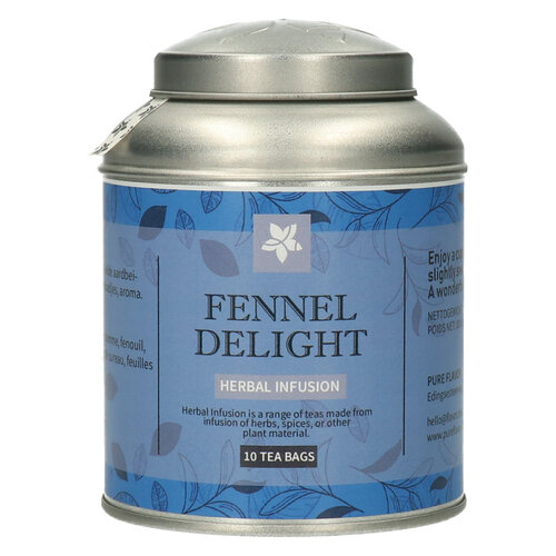 Fennel Delight Tea Bags in Tin - 10 pieces 