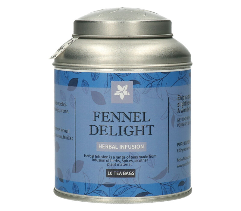 Fennel Delight Tea Bags in Tin - 10 pieces