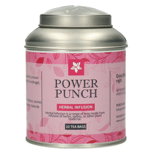 Power Punch Teebeutel in der Dose – 10 Stück 