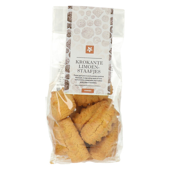 Krokante Limoenstaafjes 125 g