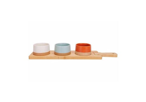 Cosy & Trendy Aperoset Dela with serving board (handle) 4 pcs