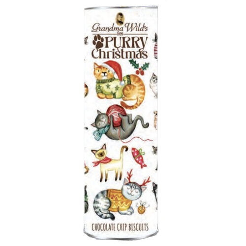 Chocolat Chip Biscuits Purry Christmas 200 g 