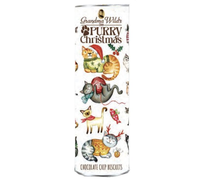 Chocolat Chip Biscuits Purry Christmas 200 g