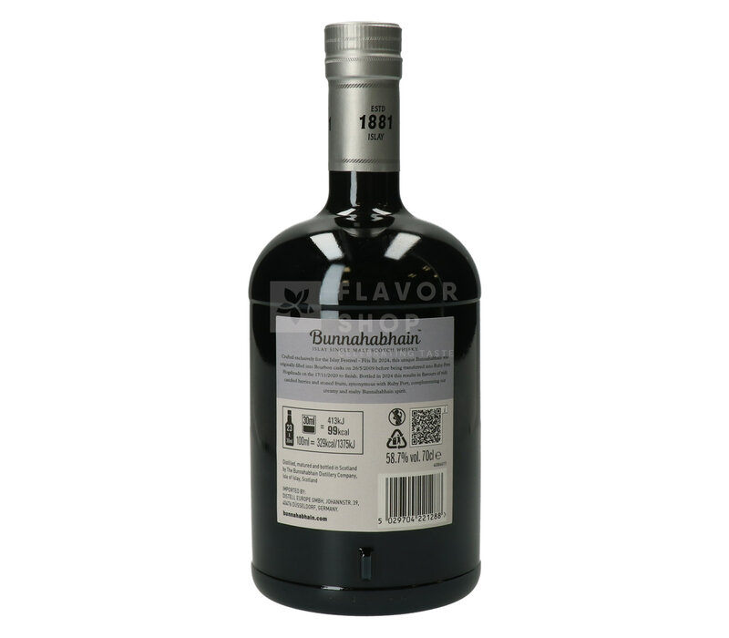 Bunnahabhain Fèis Ìle Ruby Cask 2024 70 cl