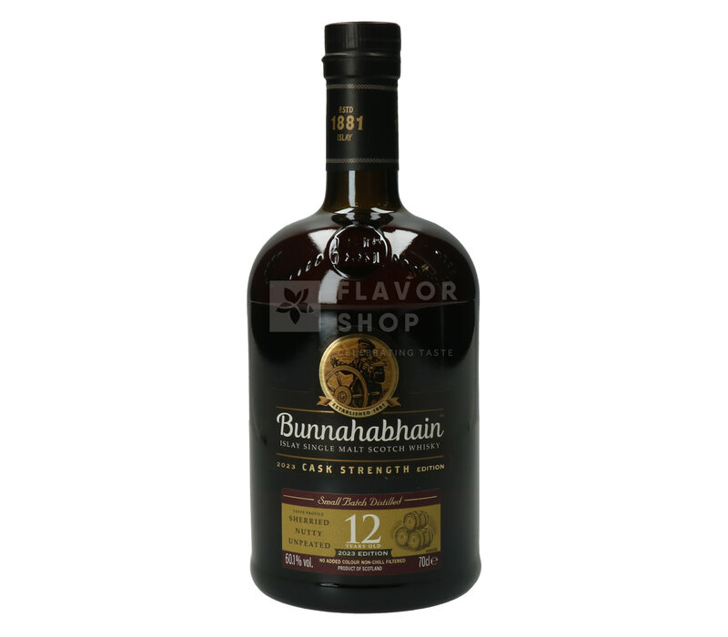 Bunnahabhain 12 Years Cask Strength 70 cl