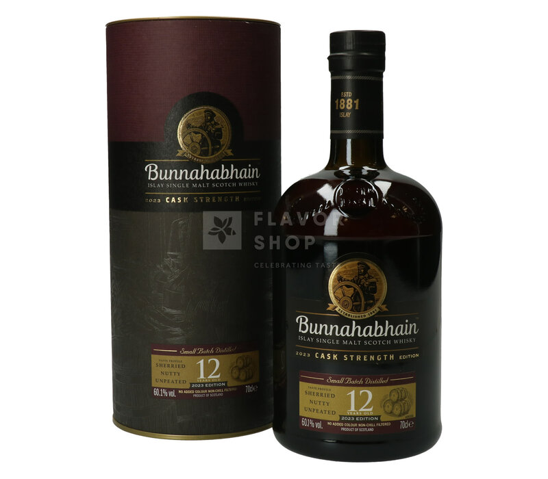 Bunnahabhain 12 Years Cask Strength 70 cl