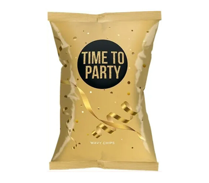 Chips Geribbeld Zeezout - Party 90 g