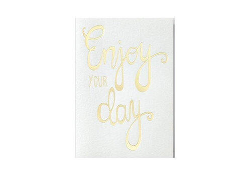 Papette Carte de voeux Enjoy your day