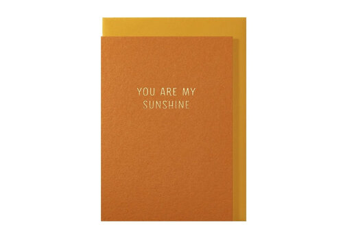 Papette Carte de voeux You are my sunshine